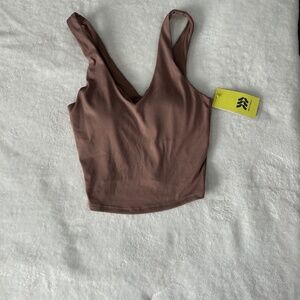 Brown tank top